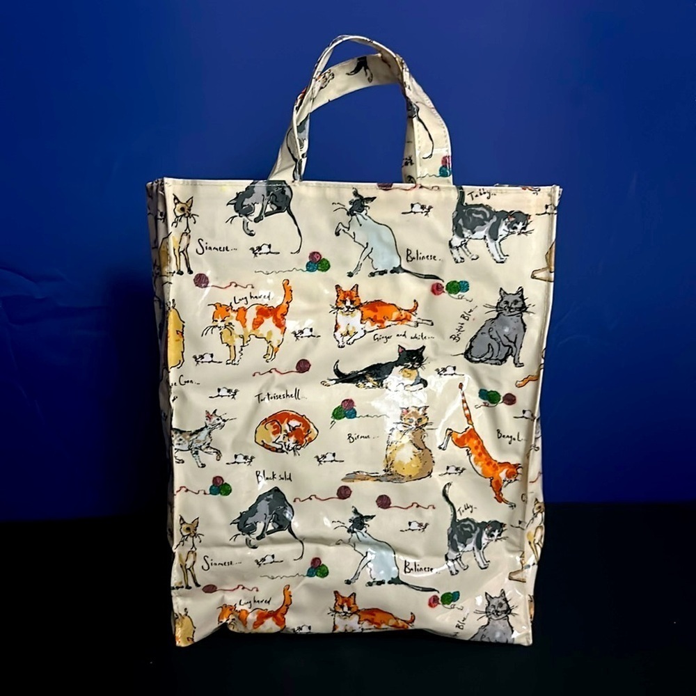 Madelyn Floyd Happy Cat Collection - Reusable Shopping Bag - PVC - Highlands